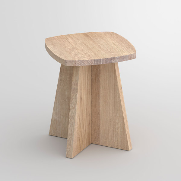  Stool LOTUS X cam1 custom made in solid wood by vitamin design